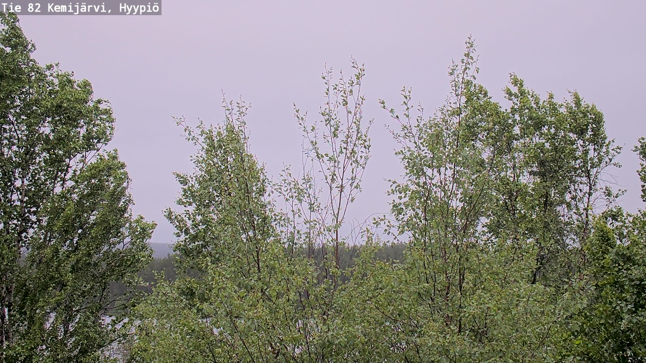 Weather Camera Image Road 82 Kemijärvi, Hyypiö, Kemijärvi, Lappi