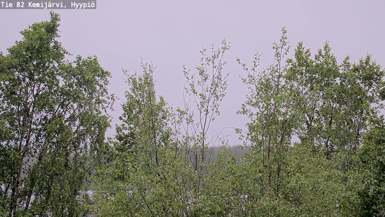 Weather Camera Image Väg 5 Kemi träsk, hyypiö, Kemijärvi, Lappi