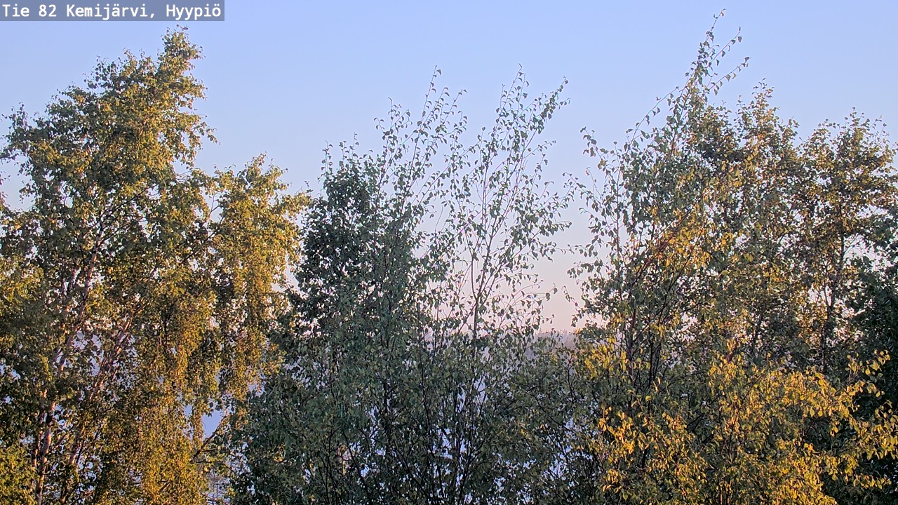 Weather Camera Image Road 82 Kemijärvi, Hyypiö, Kemijärvi, Lappi