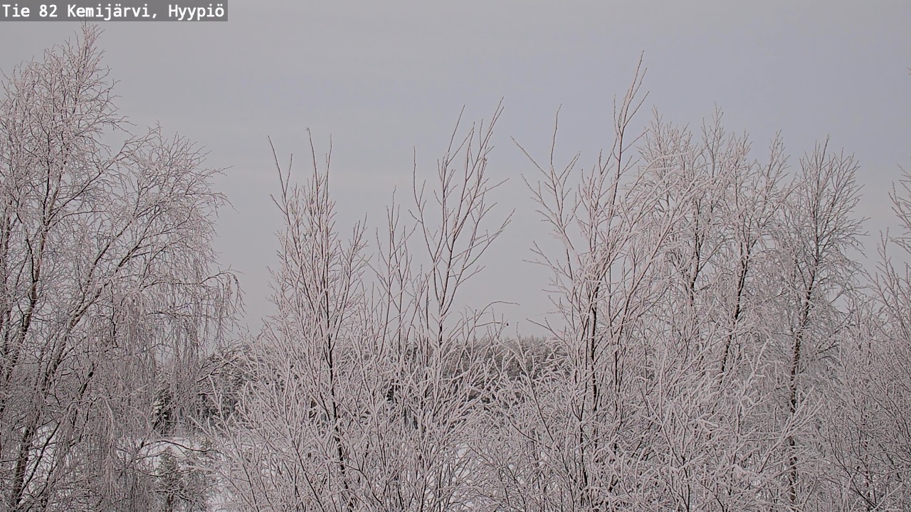 Weather Camera Image Road 82 Kemijärvi, Hyypiö, Kemijärvi, Lappi