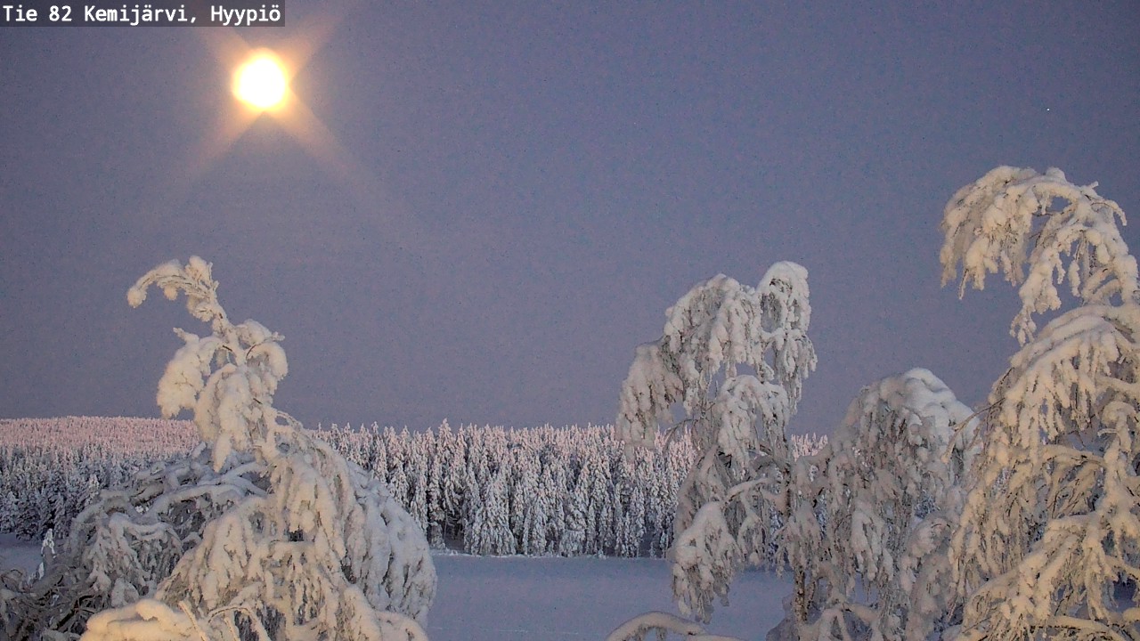 Kelikamerat Kuva Tie 82 Kemijärvi, Hyypiö, Kemijärvi, Lappi