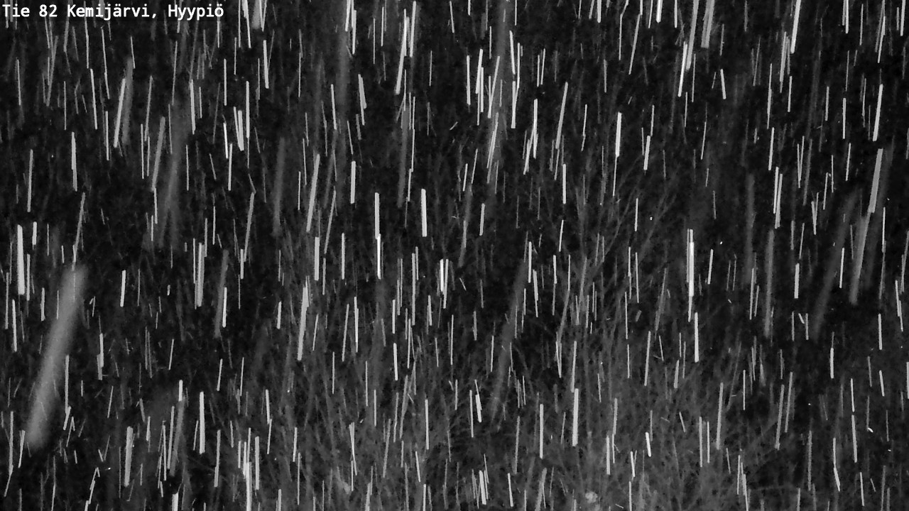 Weather Camera Image Väg 5 Kemi träsk, hyypiö, Kemijärvi, Lappi