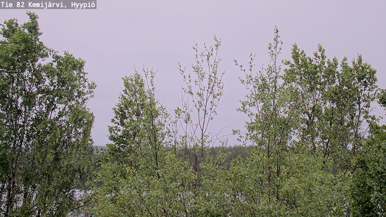 Weather Camera Image Väg 5 Kemi träsk, hyypiö, Kemijärvi, Lappi