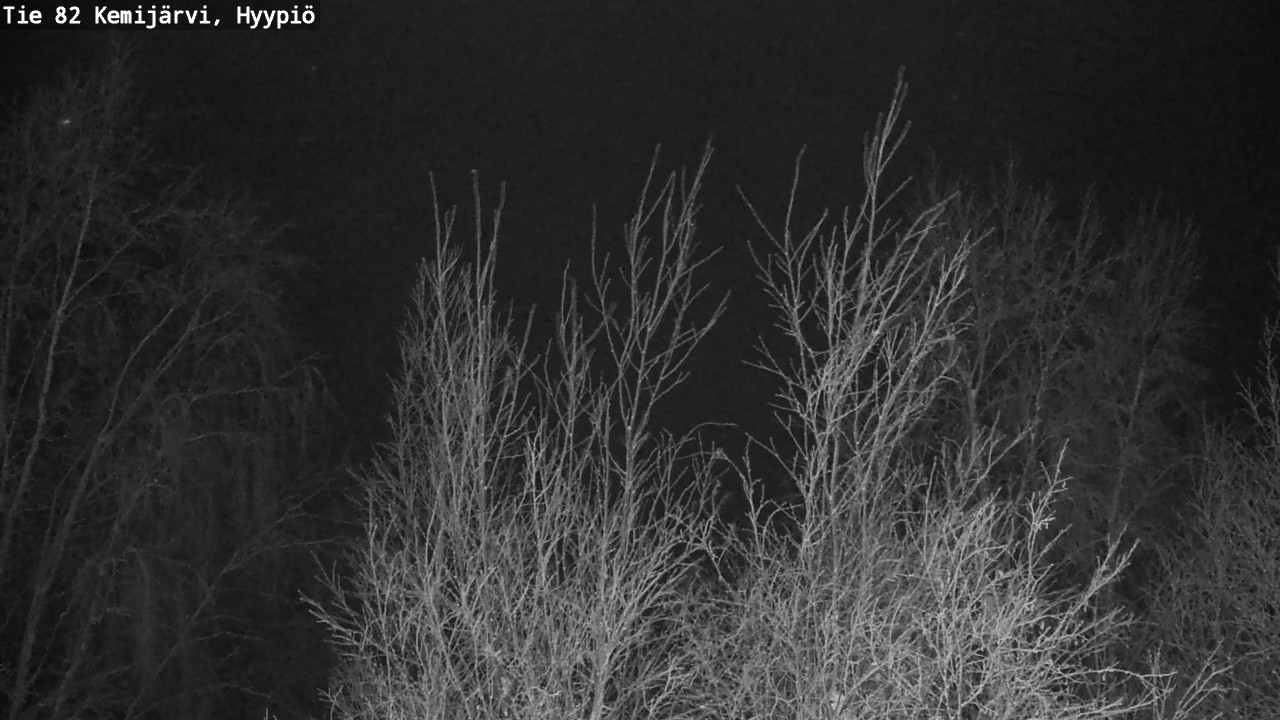 Weather Camera Image Road 82 Kemijärvi, Hyypiö, Kemijärvi, Lappi