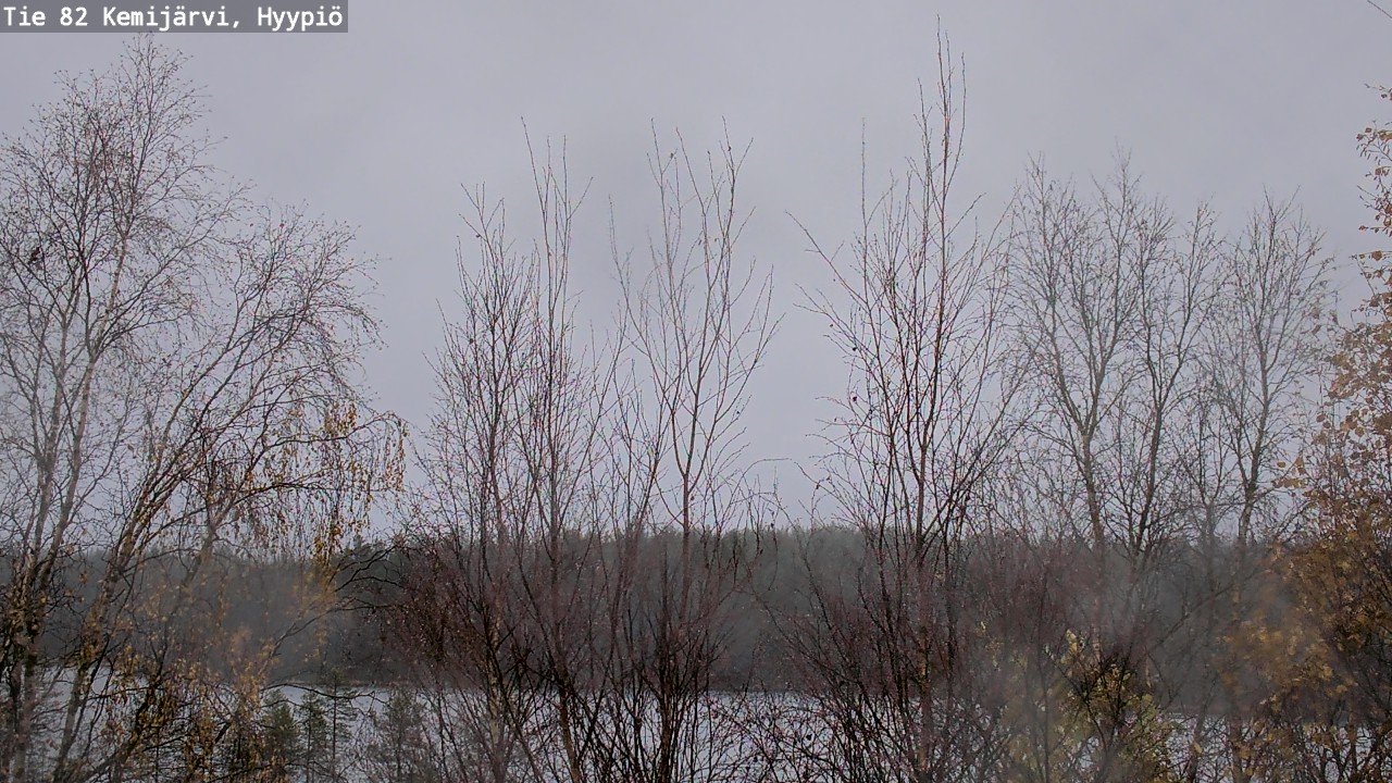 Weather Camera Image Road 82 Kemijärvi, Hyypiö, Kemijärvi, Lappi