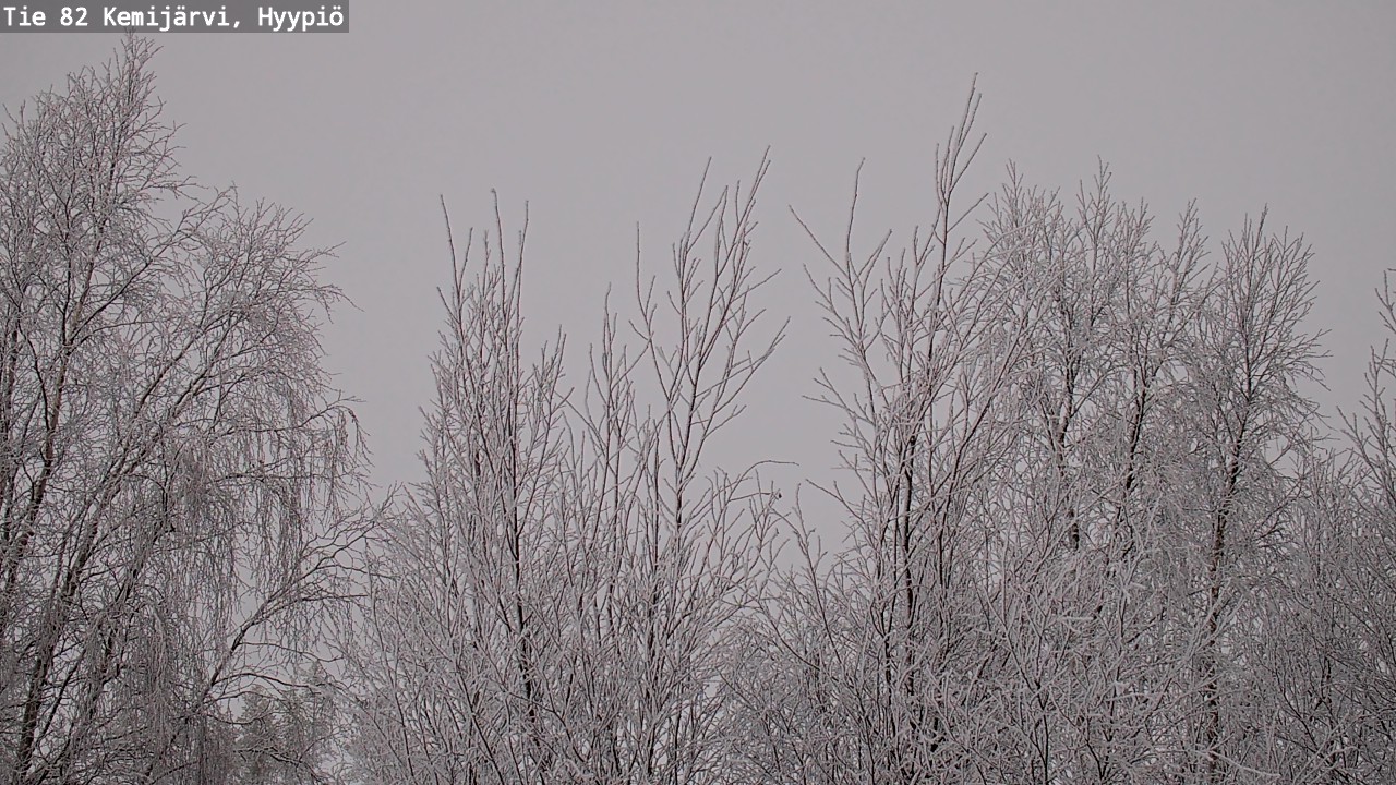 Weather Camera Image Road 82 Kemijärvi, Hyypiö, Kemijärvi, Lappi