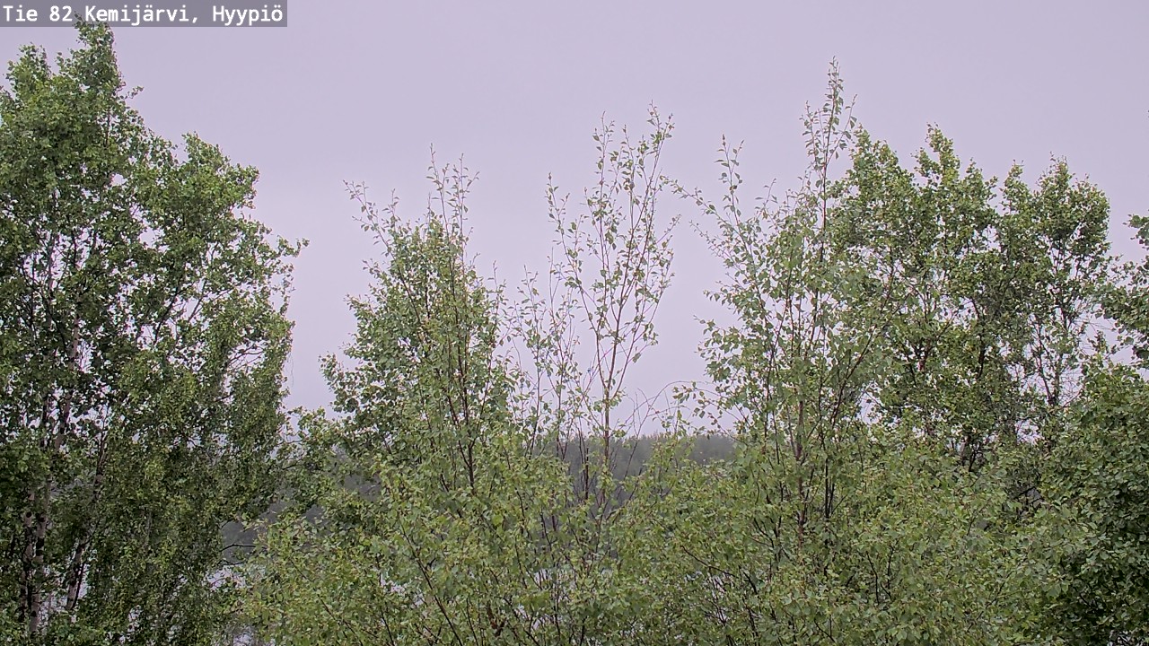 Weather Camera Image Väg 5 Kemi träsk, hyypiö, Kemijärvi, Lappi