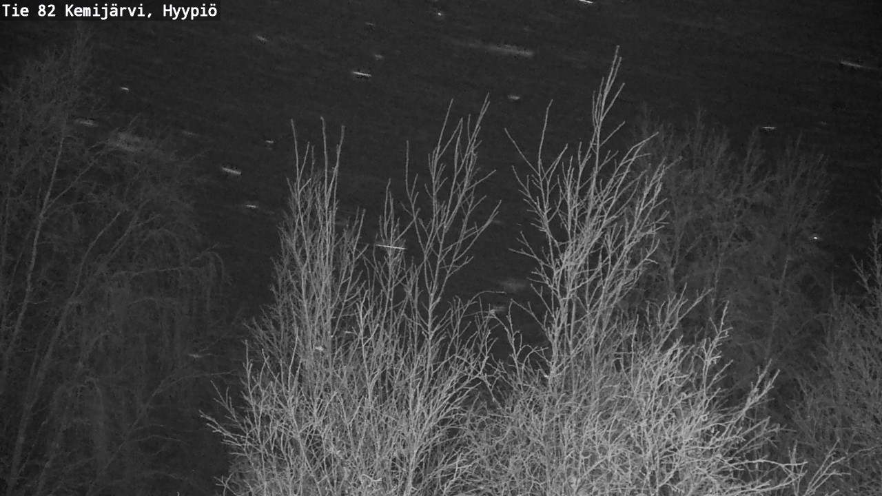 Weather Camera Image Road 82 Kemijärvi, Hyypiö, Kemijärvi, Lappi