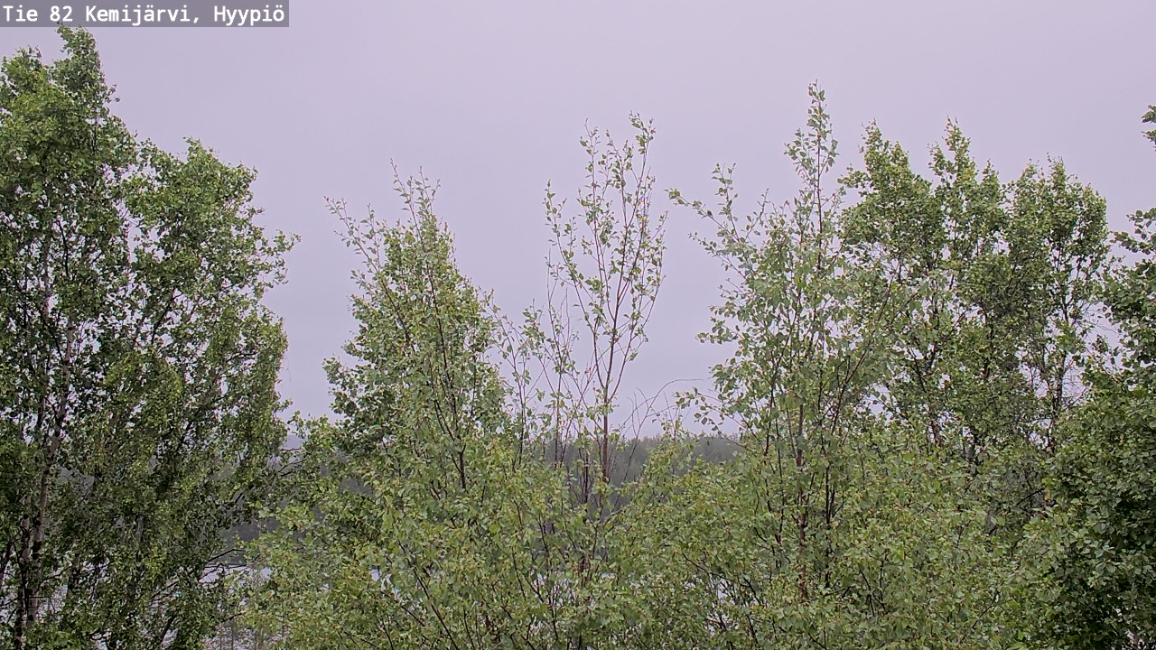 Weather Camera Image Väg 5 Kemi träsk, hyypiö, Kemijärvi, Lappi