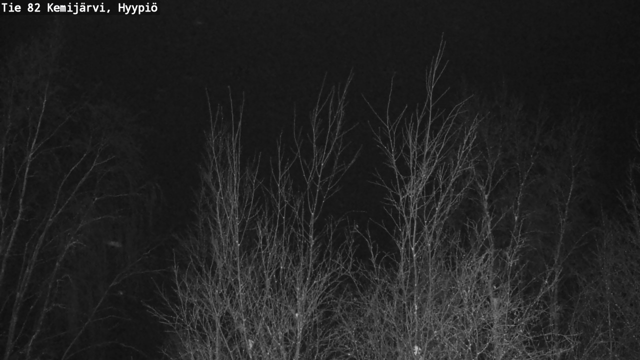 Weather Camera Image Road 82 Kemijärvi, Hyypiö, Kemijärvi, Lappi