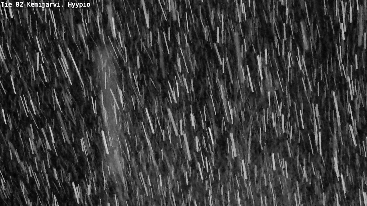 Weather Camera Image Väg 5 Kemi träsk, hyypiö, Kemijärvi, Lappi