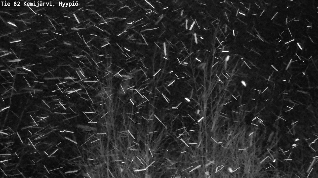 Weather Camera Image Väg 5 Kemi träsk, hyypiö, Kemijärvi, Lappi