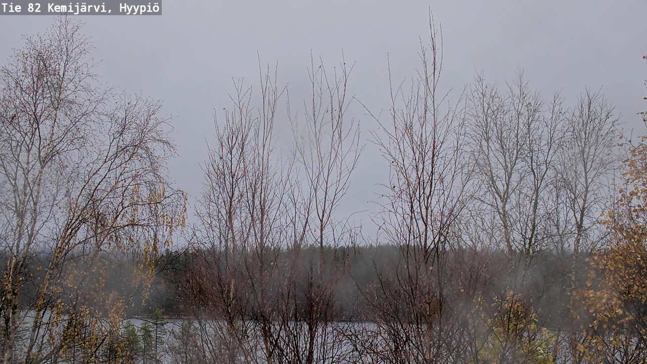 Weather Camera Image Road 82 Kemijärvi, Hyypiö, Kemijärvi, Lappi