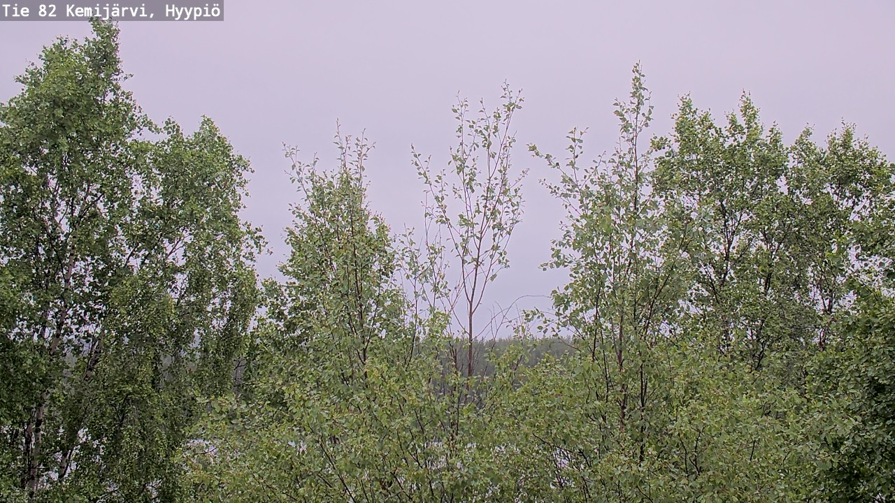 Weather Camera Image Väg 5 Kemi träsk, hyypiö, Kemijärvi, Lappi