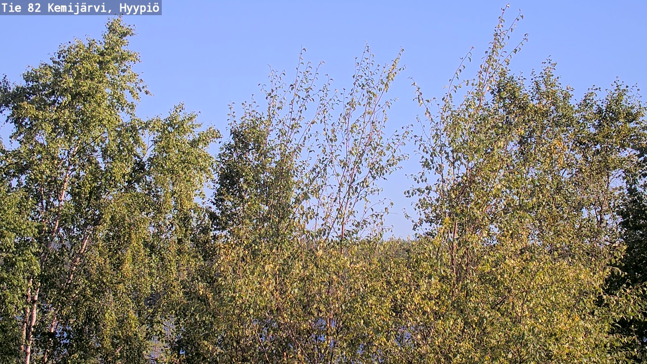 Weather Camera Image Road 82 Kemijärvi, Hyypiö, Kemijärvi, Lappi