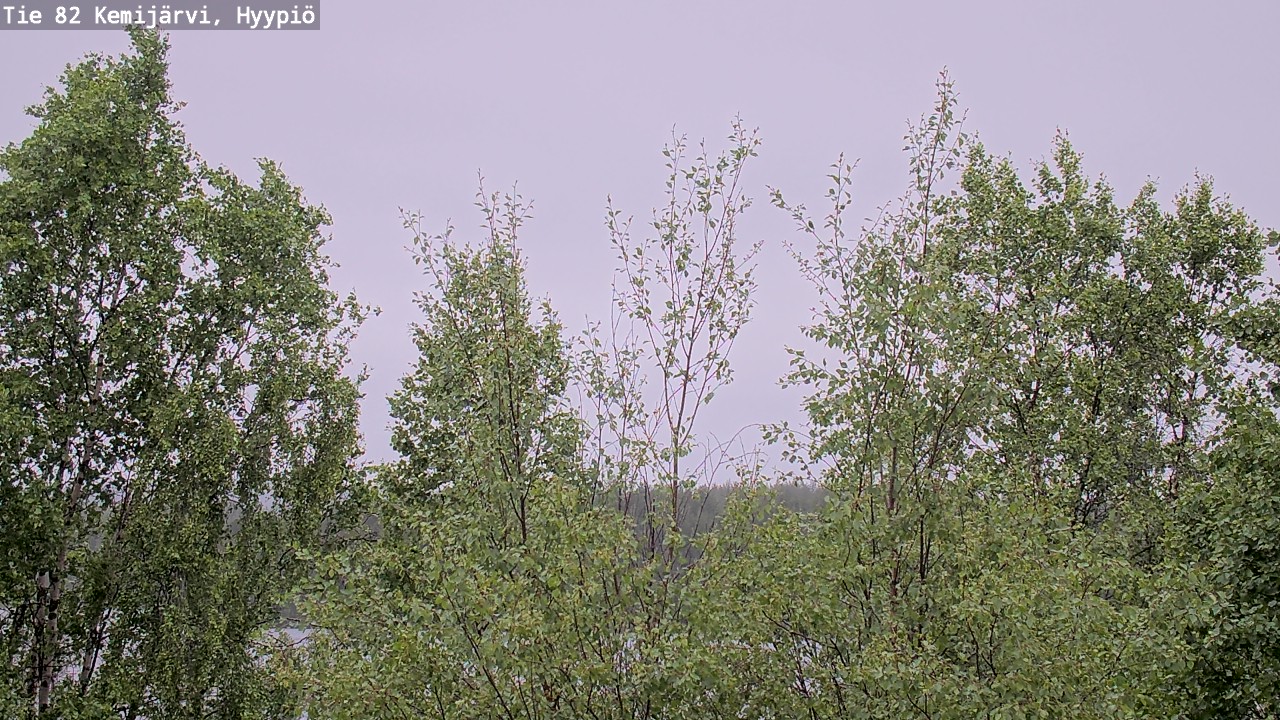 Weather Camera Image Road 82 Kemijärvi, Hyypiö, Kemijärvi, Lappi