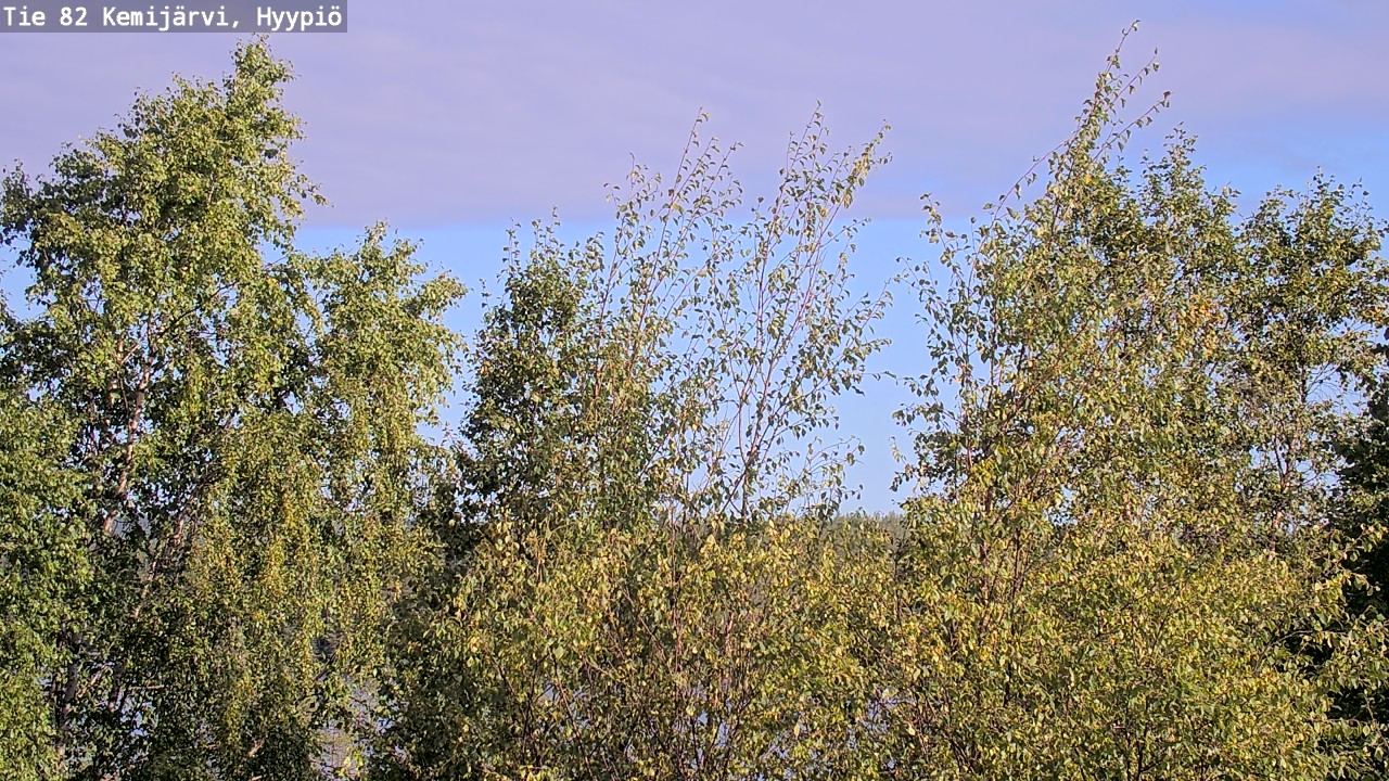 Weather Camera Image Väg 5 Kemi träsk, hyypiö, Kemijärvi, Lappi