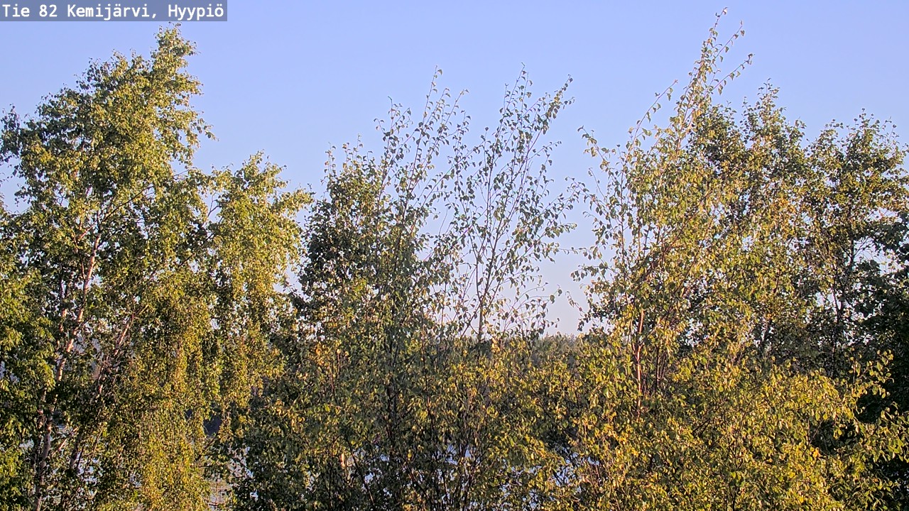 Weather Camera Image Road 82 Kemijärvi, Hyypiö, Kemijärvi, Lappi