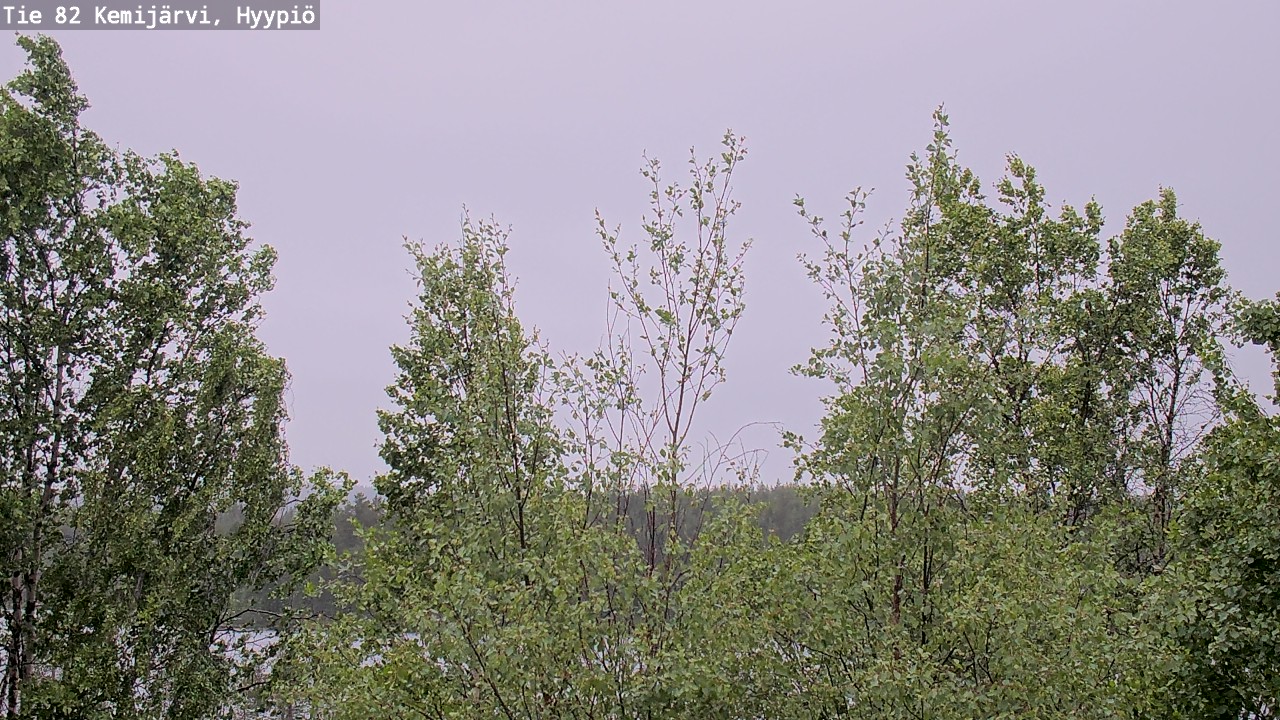 Weather Camera Image Road 82 Kemijärvi, Hyypiö, Kemijärvi, Lappi