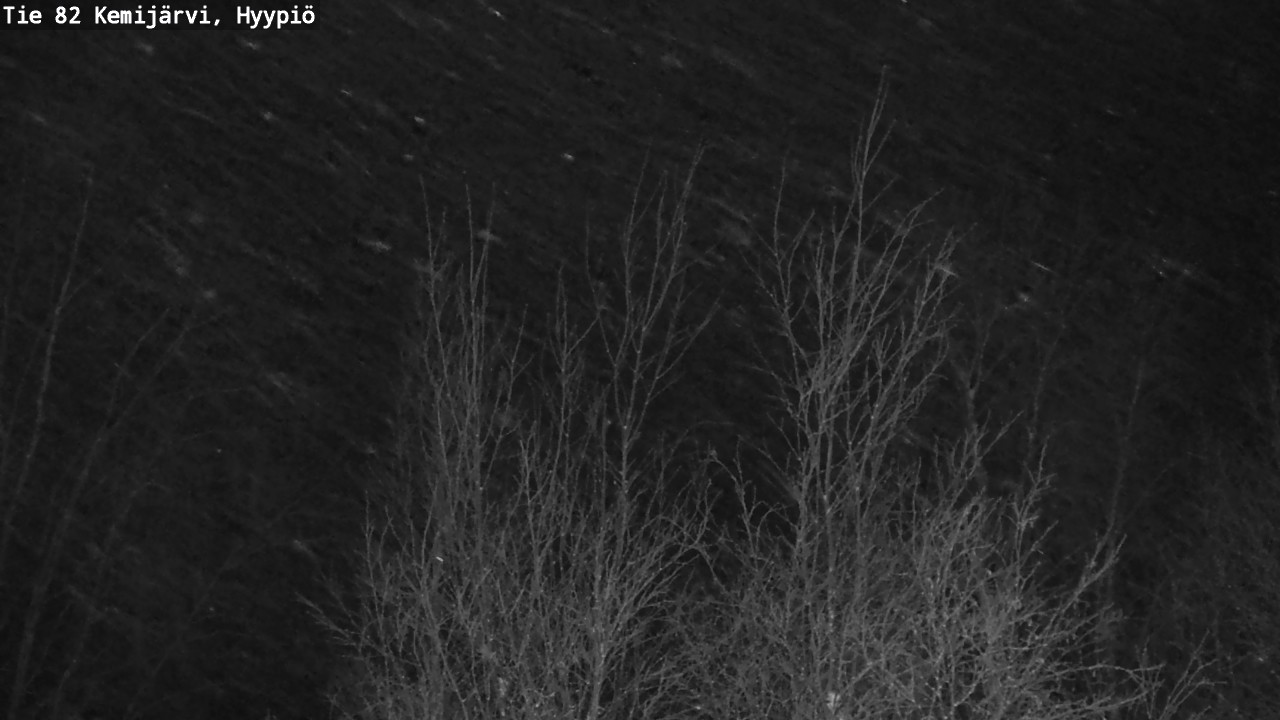 Weather Camera Image Road 82 Kemijärvi, Hyypiö, Kemijärvi, Lappi