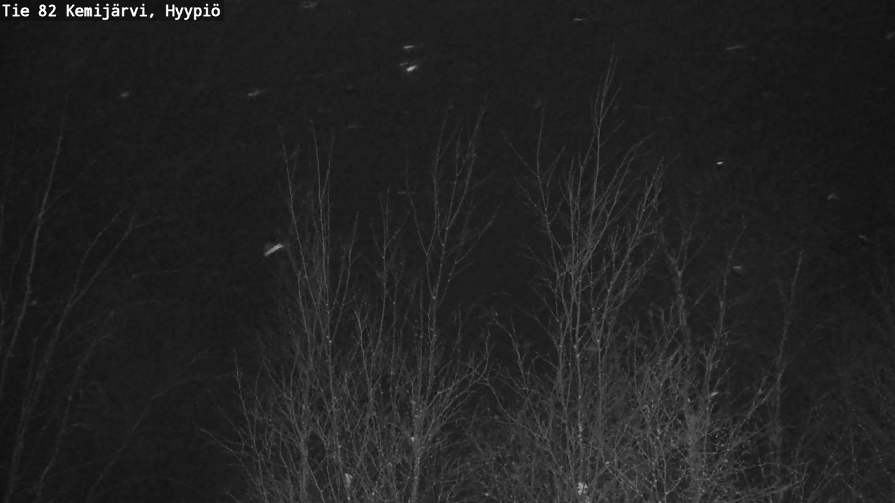 Weather Camera Image Road 82 Kemijärvi, Hyypiö, Kemijärvi, Lappi