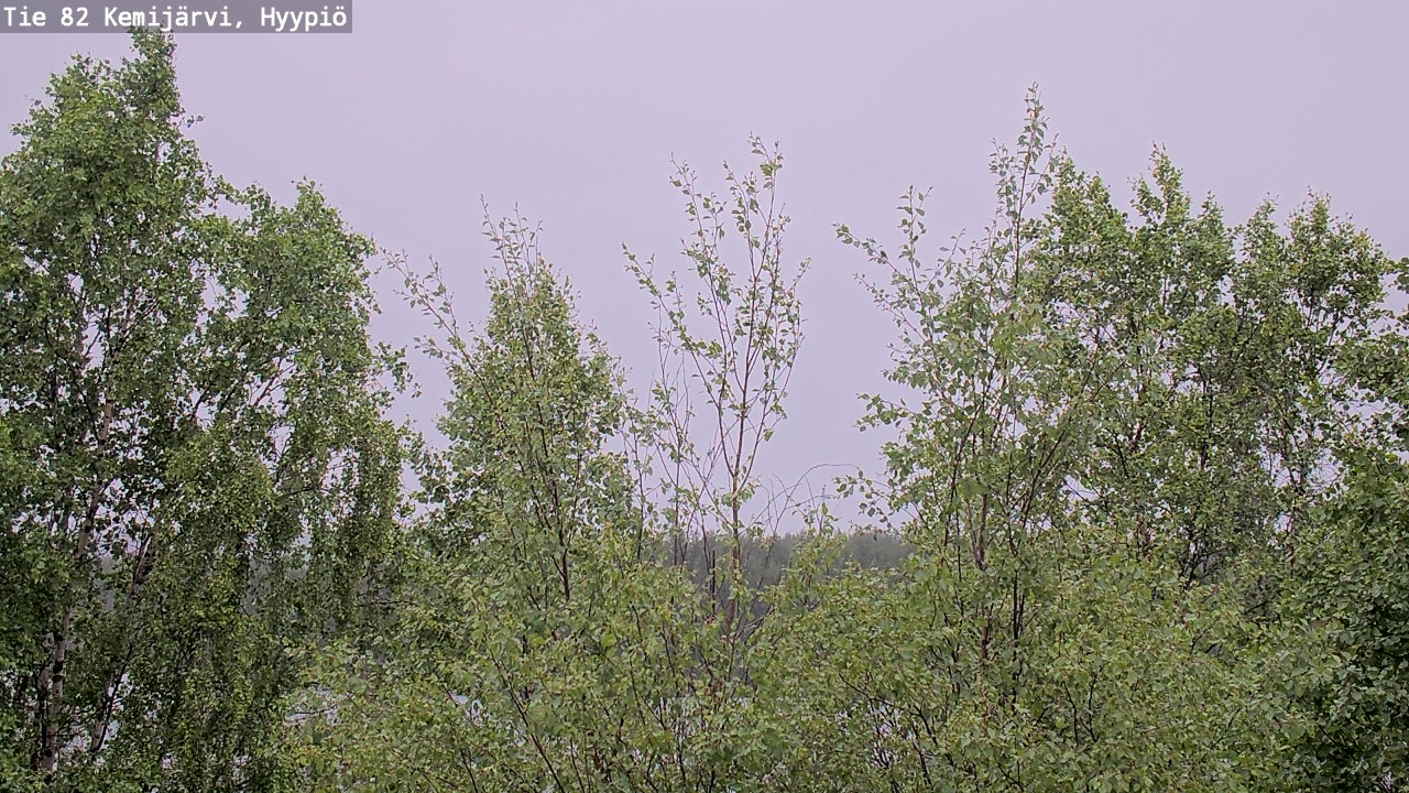 Weather Camera Image Väg 5 Kemi träsk, hyypiö, Kemijärvi, Lappi