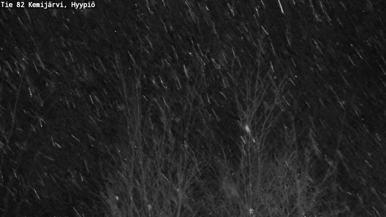 Weather Camera Image Väg 5 Kemi träsk, hyypiö, Kemijärvi, Lappi