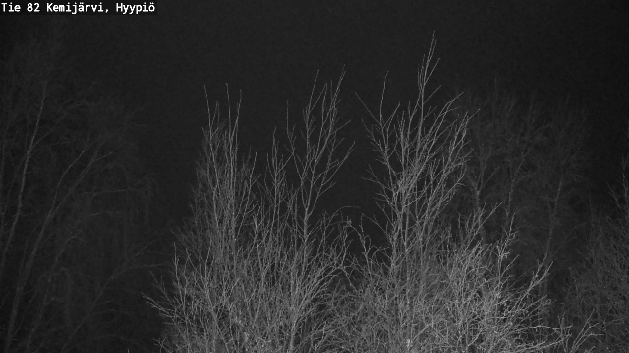 Weather Camera Image Road 82 Kemijärvi, Hyypiö, Kemijärvi, Lappi