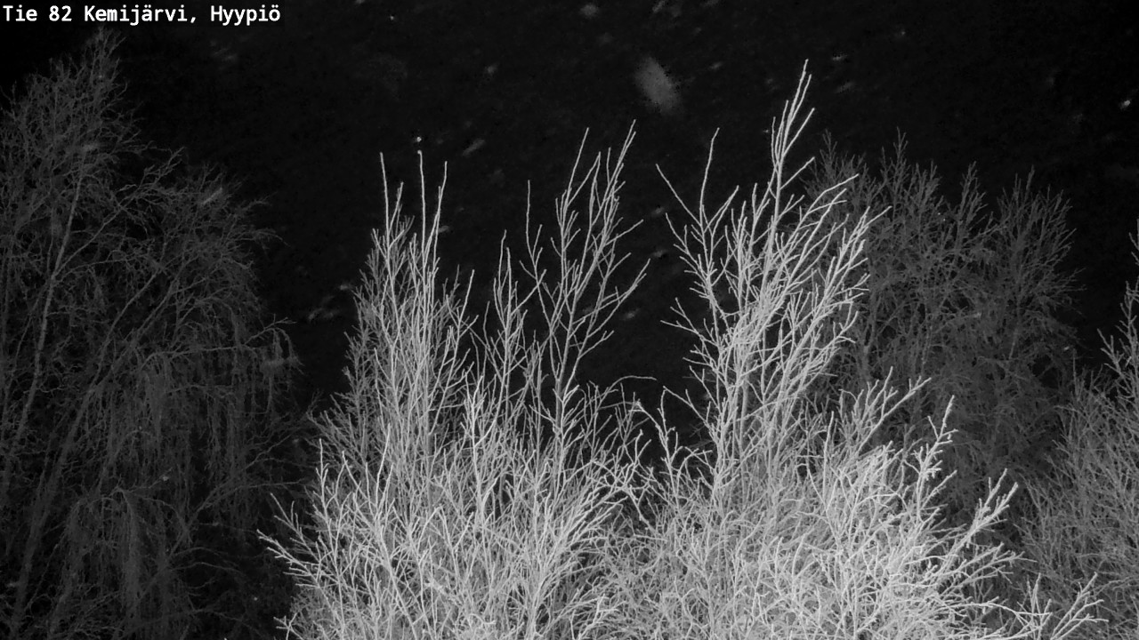 Weather Camera Image Road 82 Kemijärvi, Hyypiö, Kemijärvi, Lappi