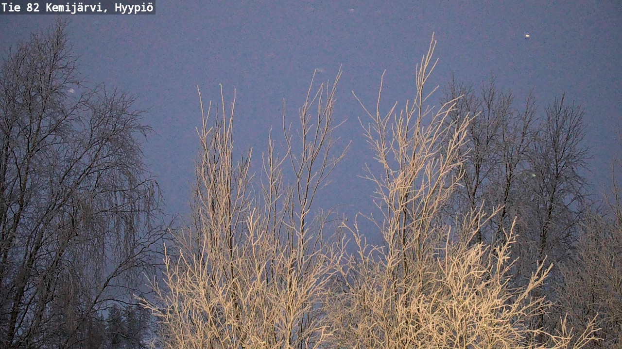 Weather Camera Image Road 82 Kemijärvi, Hyypiö, Kemijärvi, Lappi