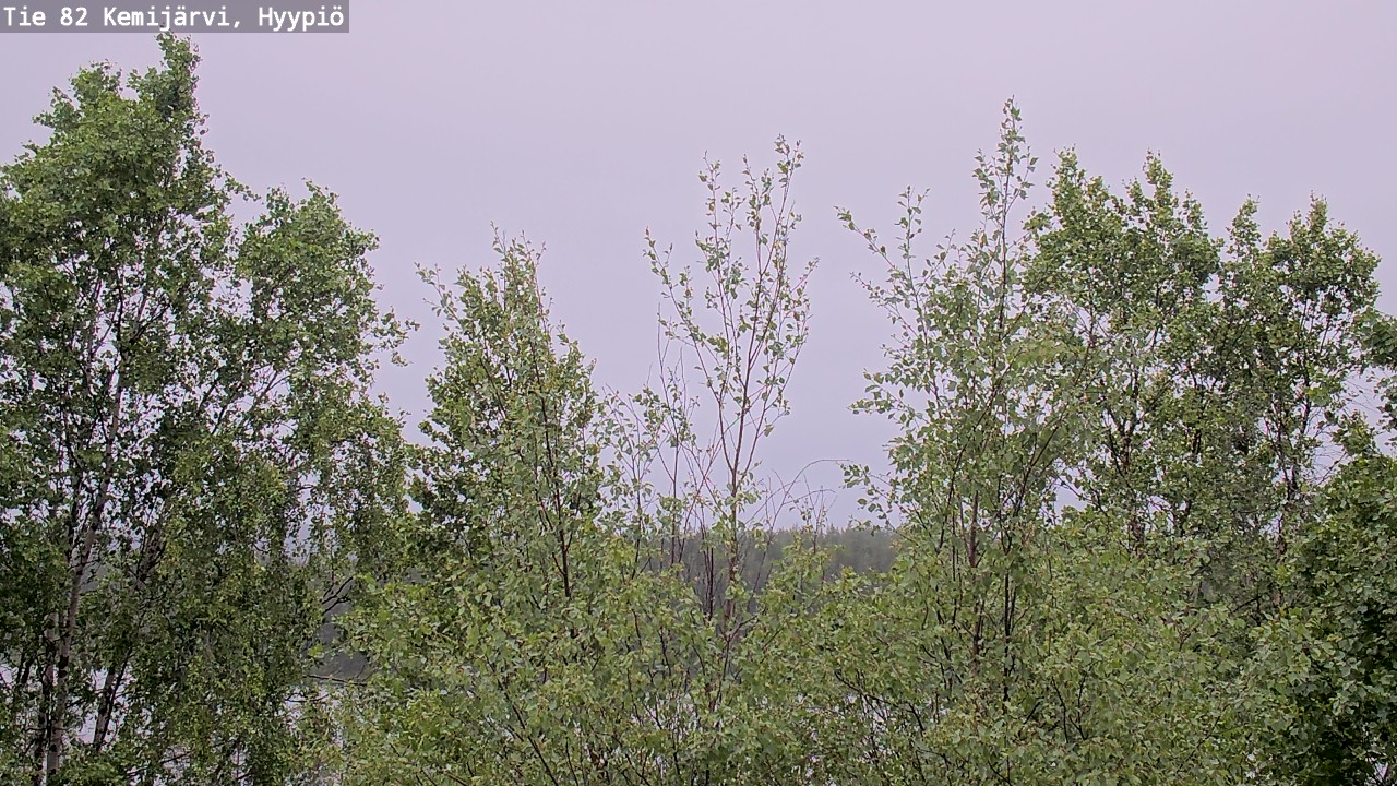 Weather Camera Image Road 82 Kemijärvi, Hyypiö, Kemijärvi, Lappi