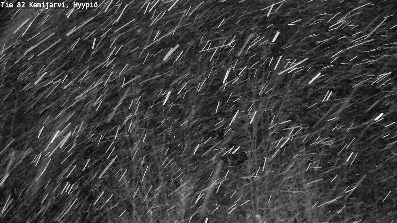 Weather Camera Image Väg 5 Kemi träsk, hyypiö, Kemijärvi, Lappi