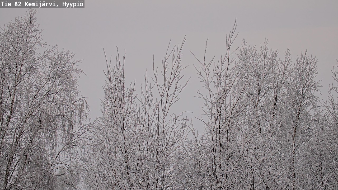 Weather Camera Image Road 82 Kemijärvi, Hyypiö, Kemijärvi, Lappi