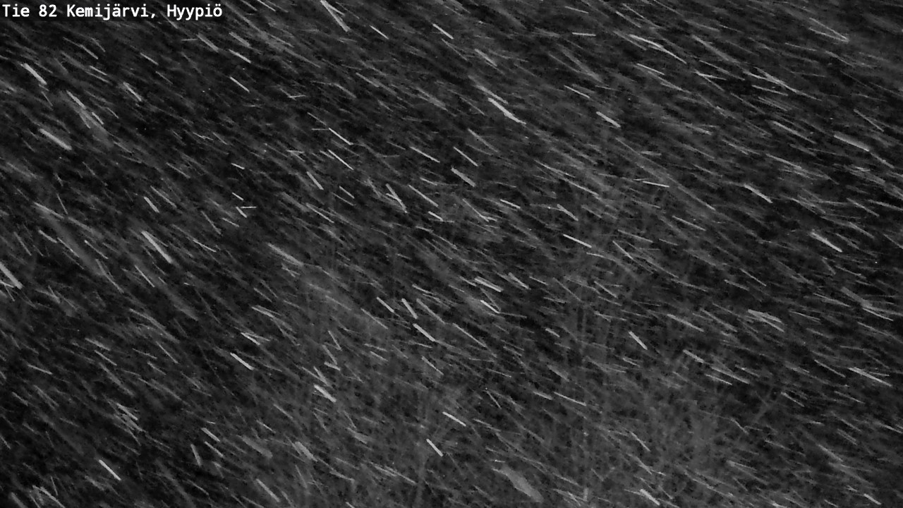 Weather Camera Image Road 82 Kemijärvi, Hyypiö, Kemijärvi, Lappi