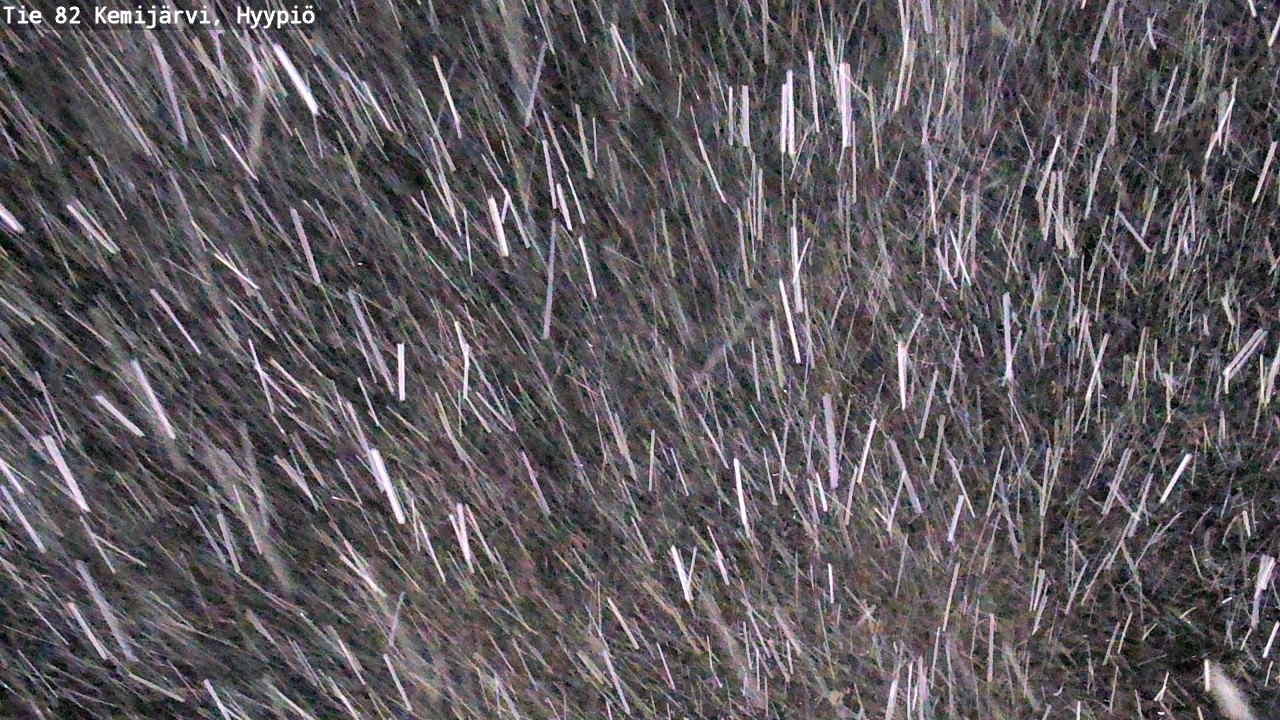 Weather Camera Image Väg 5 Kemi träsk, hyypiö, Kemijärvi, Lappi