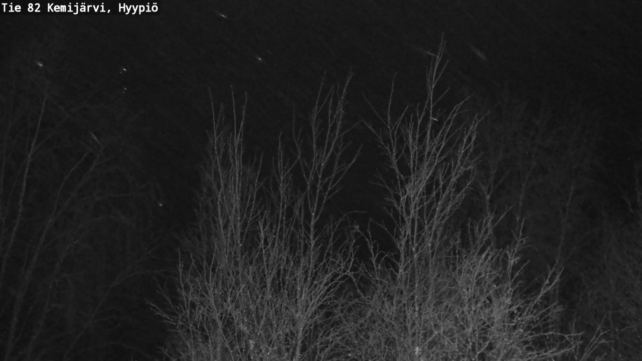 Weather Camera Image Road 82 Kemijärvi, Hyypiö, Kemijärvi, Lappi