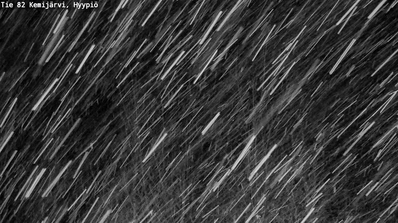 Weather Camera Image Väg 5 Kemi träsk, hyypiö, Kemijärvi, Lappi