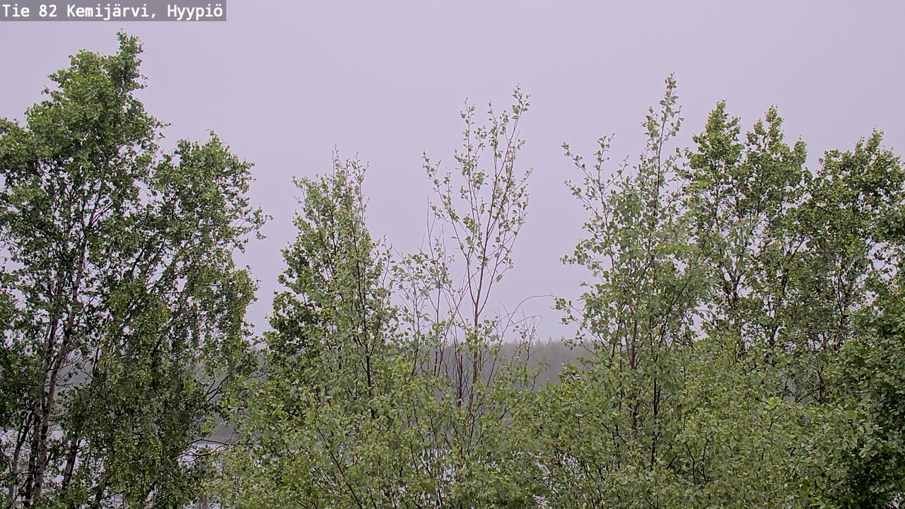 Weather Camera Image Väg 5 Kemi träsk, hyypiö, Kemijärvi, Lappi