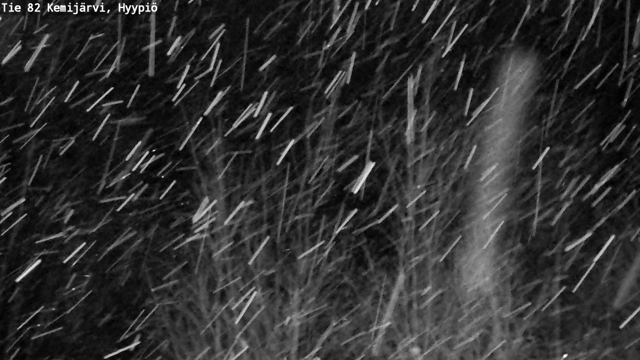 Weather Camera Image Väg 5 Kemi träsk, hyypiö, Kemijärvi, Lappi