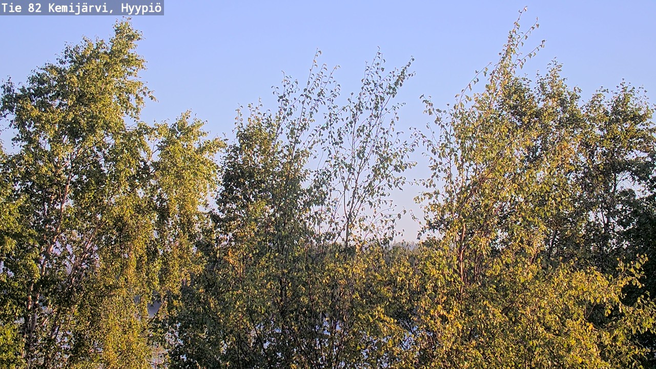 Weather Camera Image Road 82 Kemijärvi, Hyypiö, Kemijärvi, Lappi