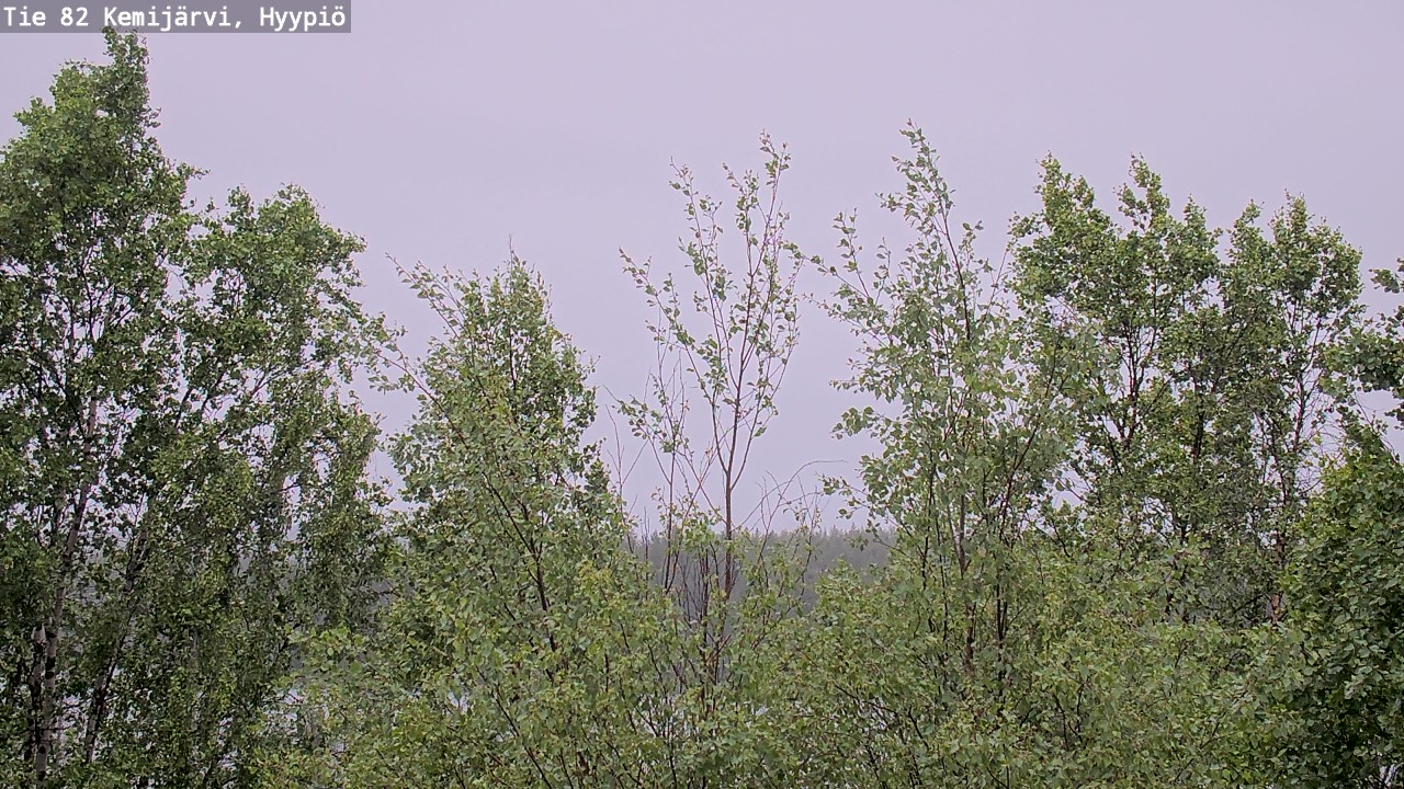 Weather Camera Image Väg 5 Kemi träsk, hyypiö, Kemijärvi, Lappi