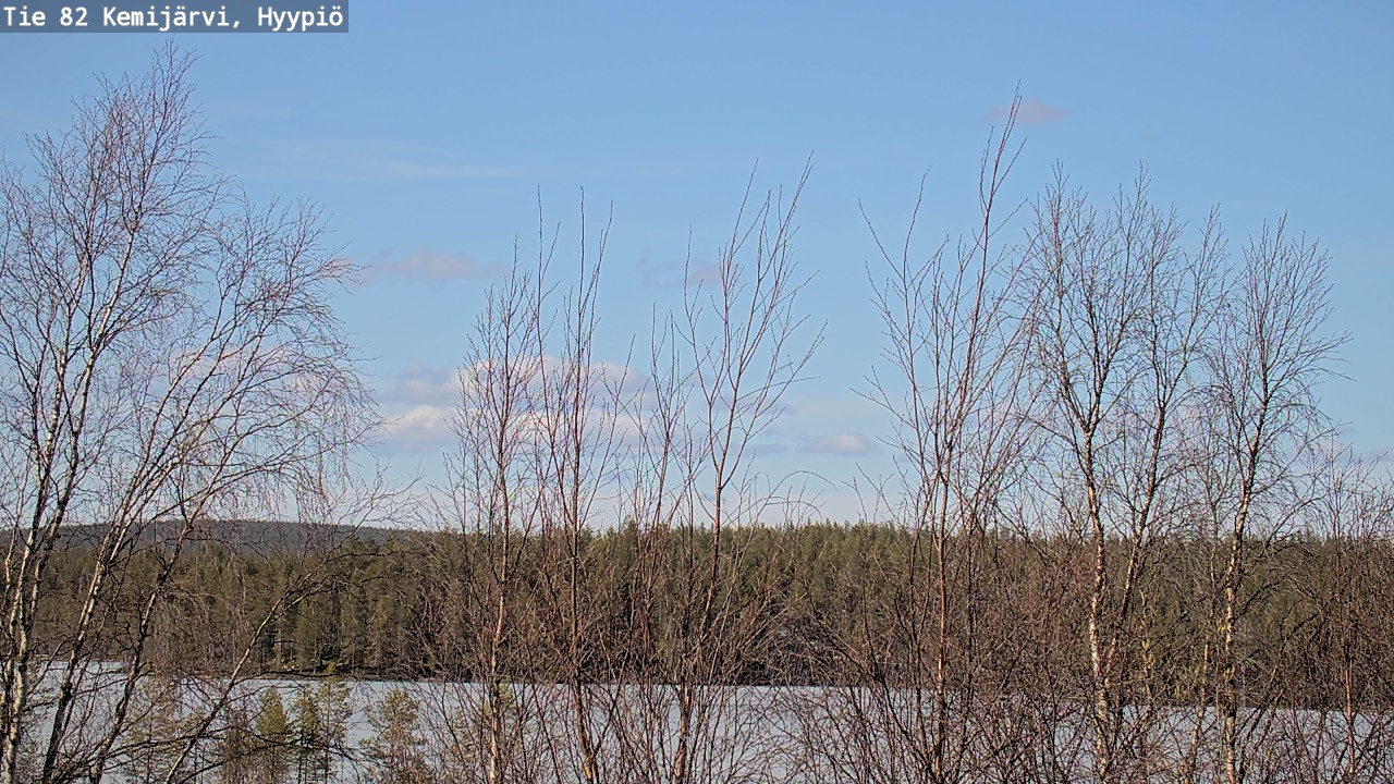 Weather Camera Image Road 82 Kemijärvi, Hyypiö, Kemijärvi, Lappi