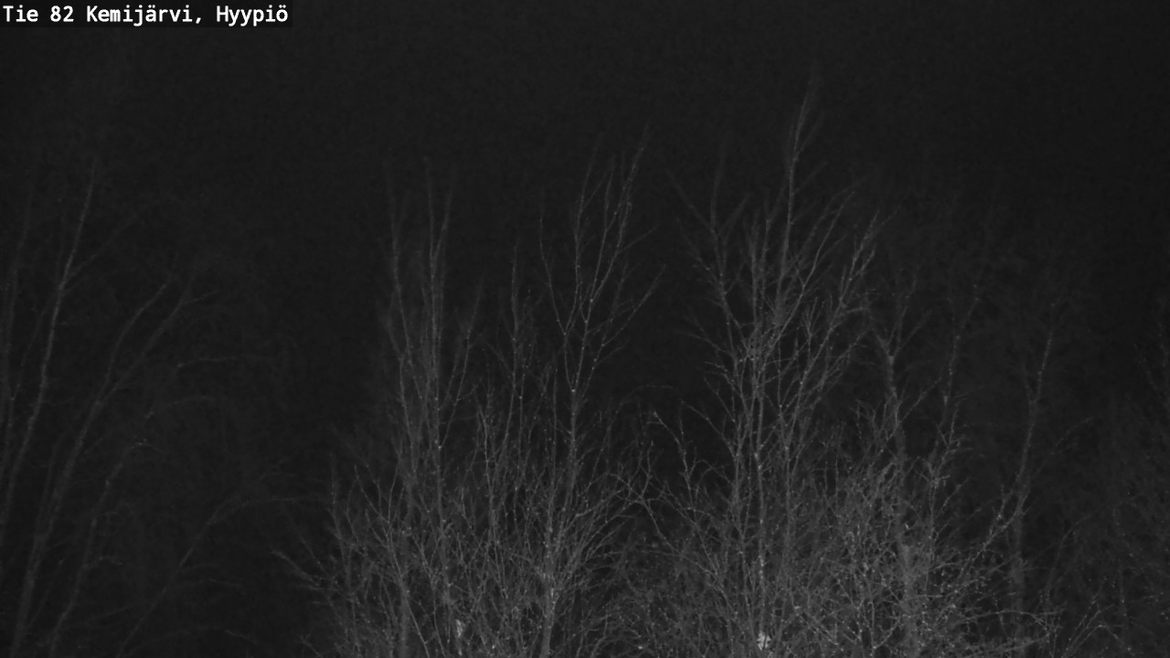 Weather Camera Image Road 82 Kemijärvi, Hyypiö, Kemijärvi, Lappi