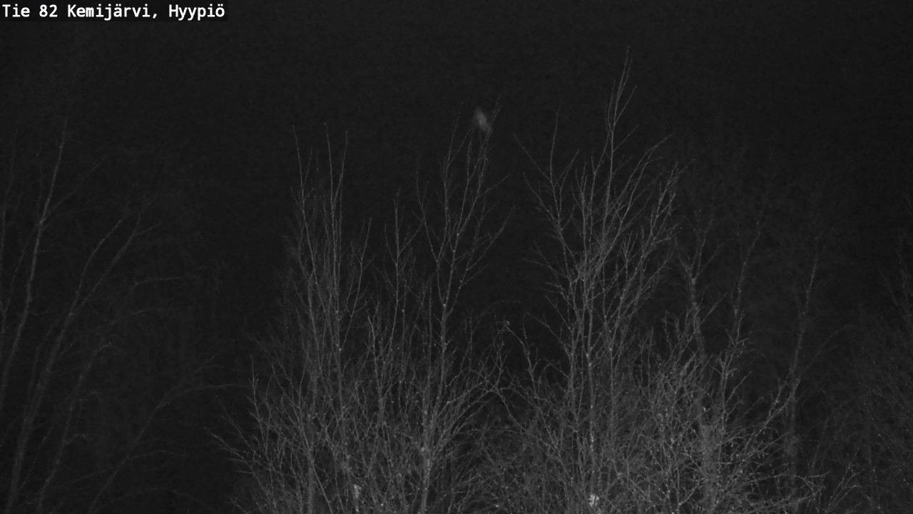 Weather Camera Image Road 82 Kemijärvi, Hyypiö, Kemijärvi, Lappi