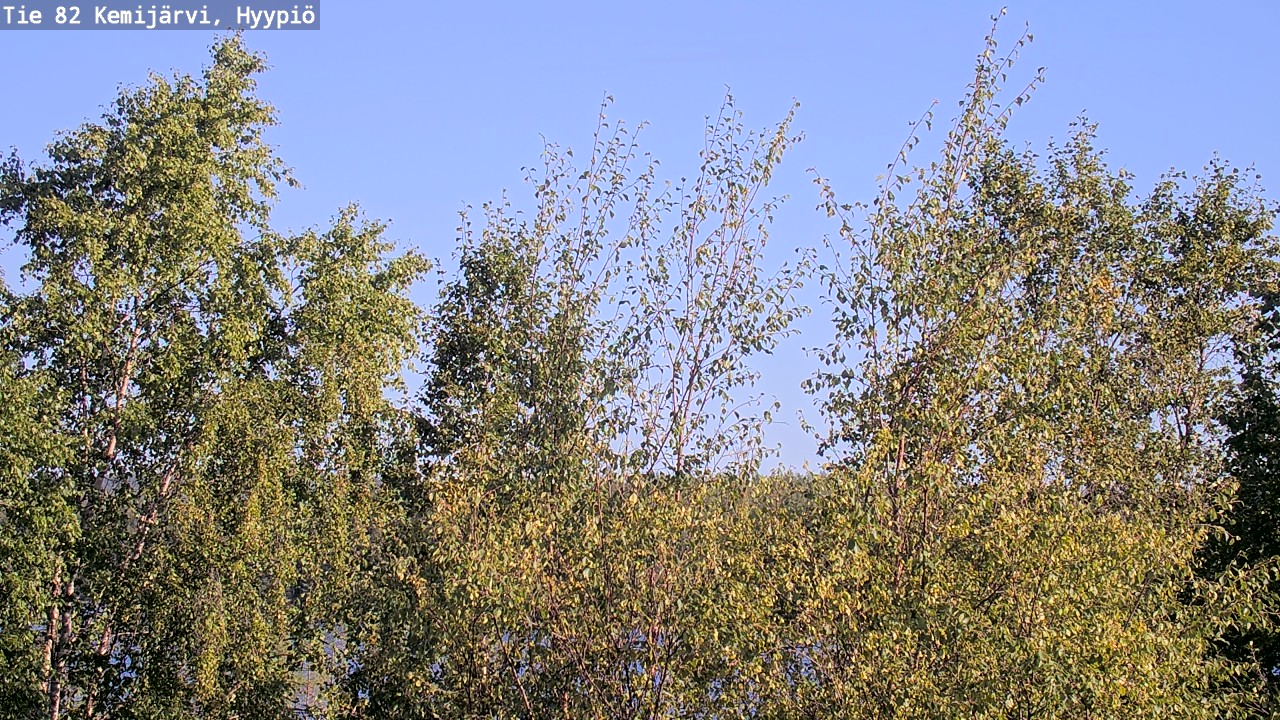 Weather Camera Image Road 82 Kemijärvi, Hyypiö, Kemijärvi, Lappi