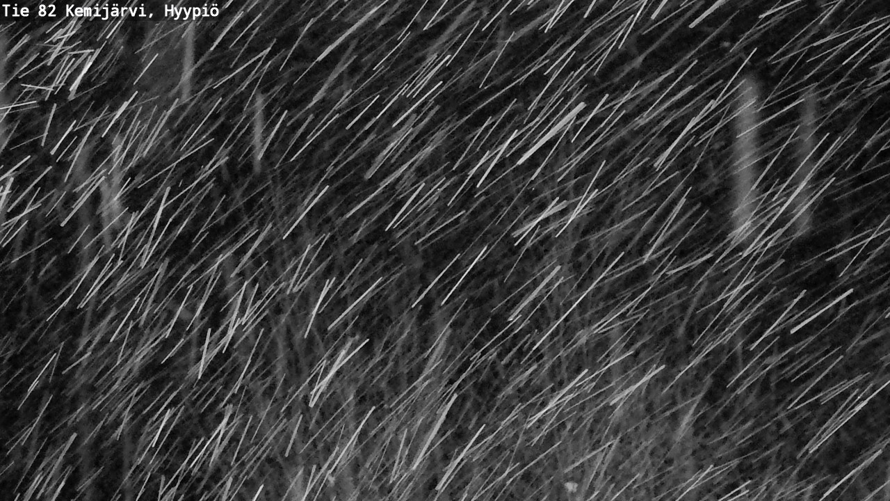 Weather Camera Image Väg 5 Kemi träsk, hyypiö, Kemijärvi, Lappi