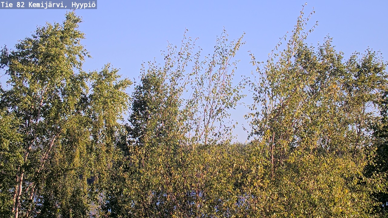 Weather Camera Image Road 82 Kemijärvi, Hyypiö, Kemijärvi, Lappi
