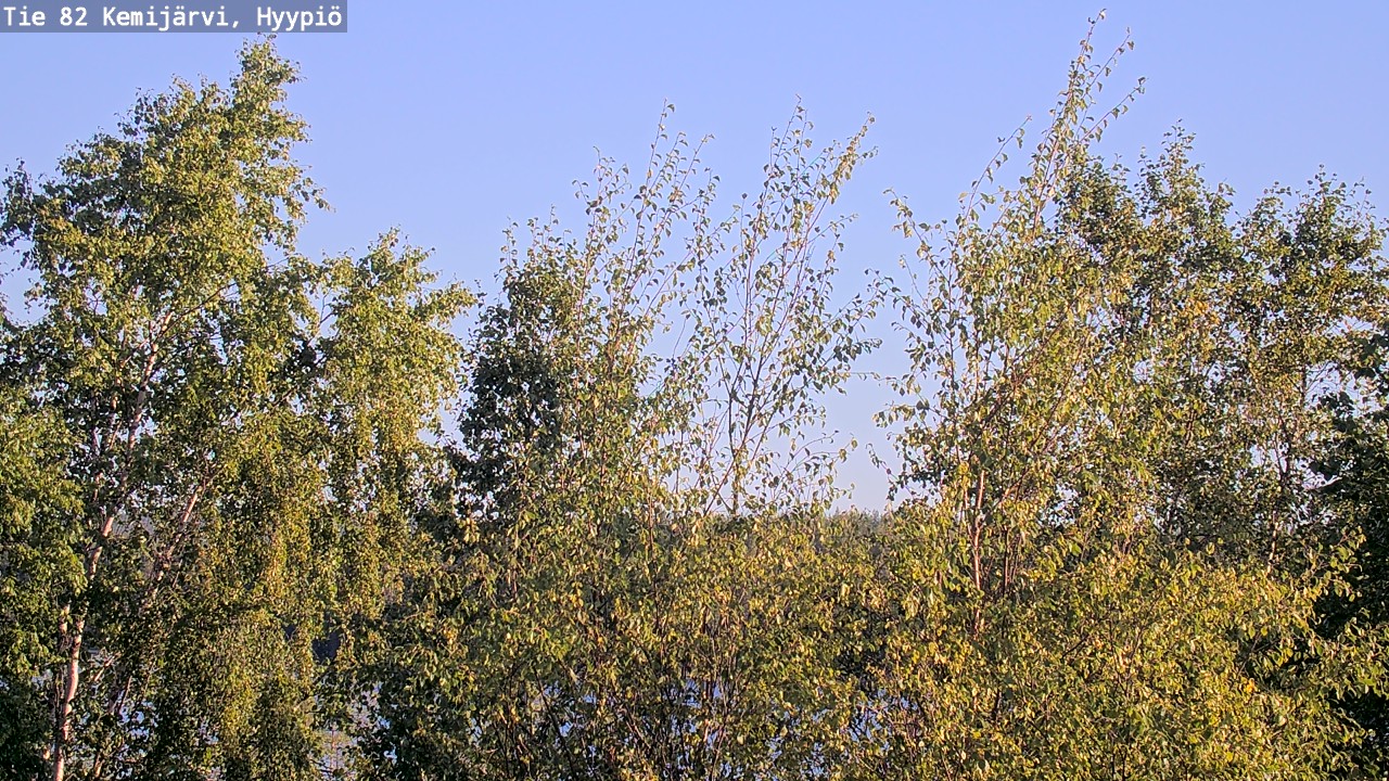 Weather Camera Image Road 82 Kemijärvi, Hyypiö, Kemijärvi, Lappi