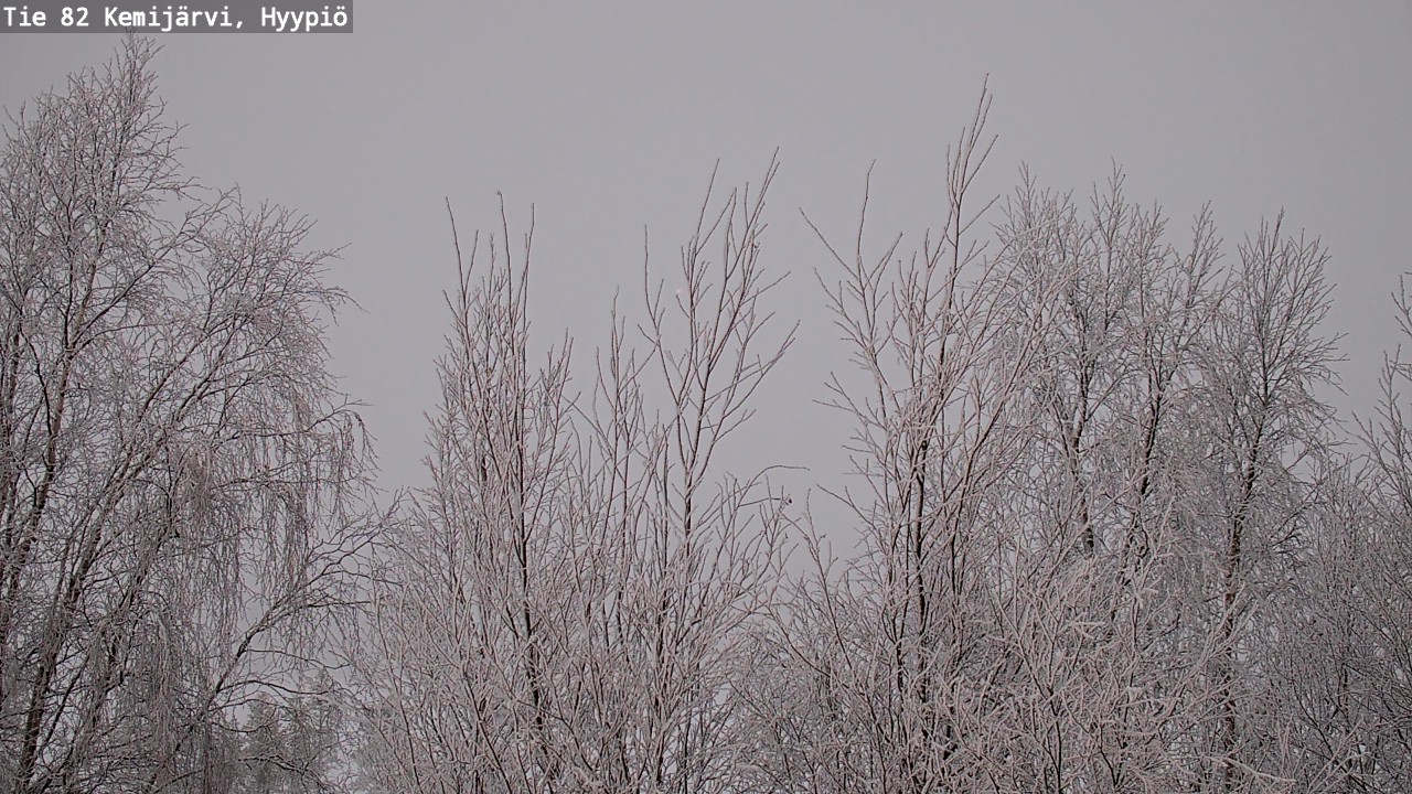 Weather Camera Image Road 82 Kemijärvi, Hyypiö, Kemijärvi, Lappi