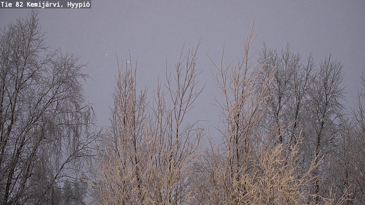 Weather Camera Image Road 82 Kemijärvi, Hyypiö, Kemijärvi, Lappi